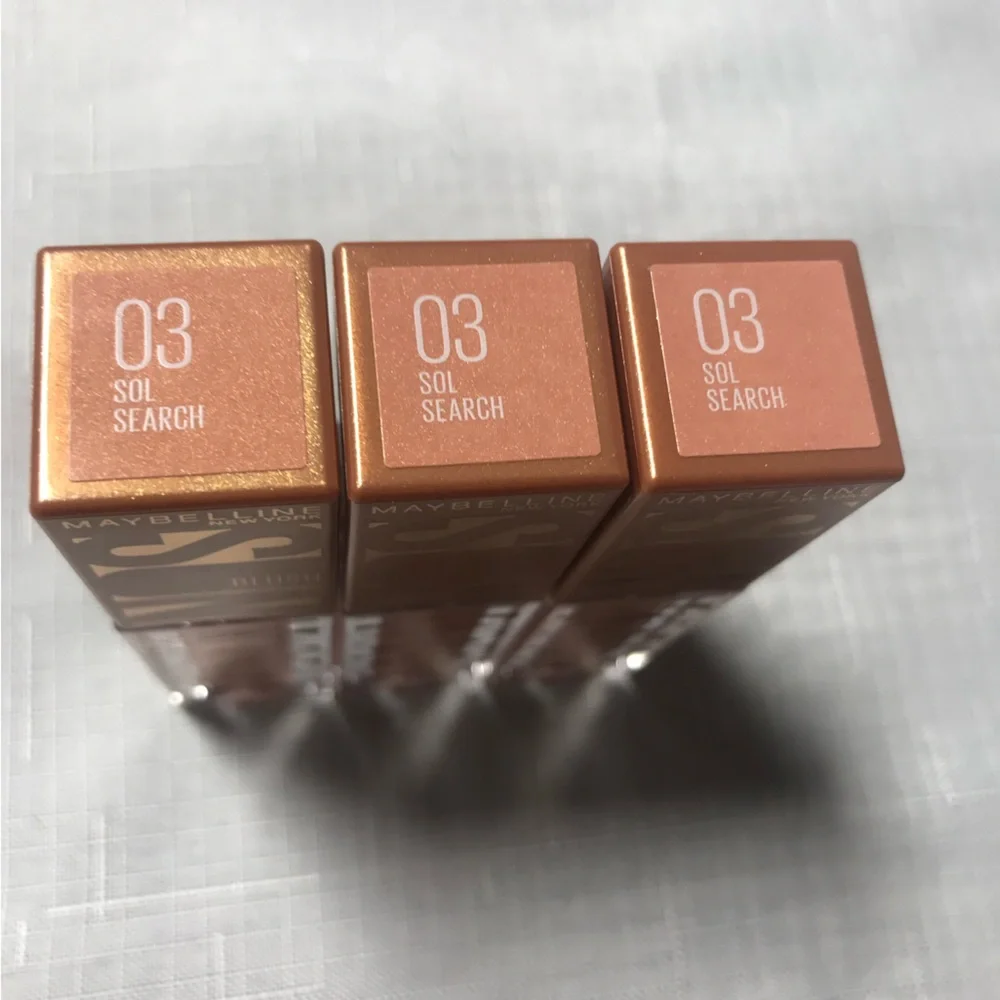 3 Bundle Maybelline Sunkisser Multi-Use Liquid Blush Bronzer 03 Sol Search Glow